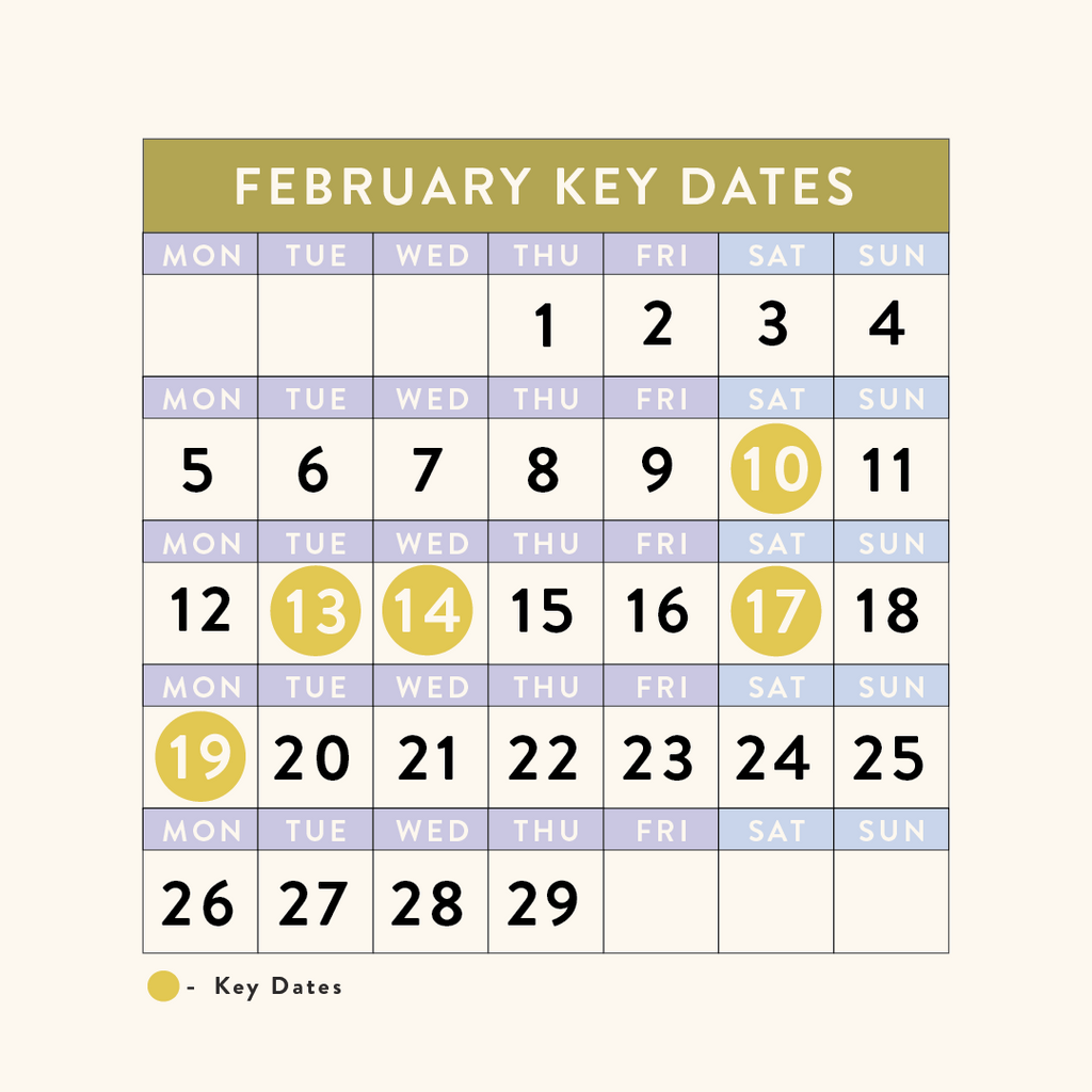 February 2024 - Dates for your Calendars– Once Upon a Tuesday