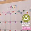 this is the year, flexible wall planner, 12 A3 pages hung together or separate, printed on 100% recycled paper in the UK