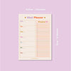 A5 Meal Planner and Shopping List. Colourful A5 Planner Pad. Ideal for planning a week of meals and preparing your shopping list. 