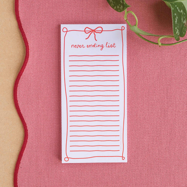lim, compact to do list. recycled paper. priority list. colourful to do list. magnetic to do list.