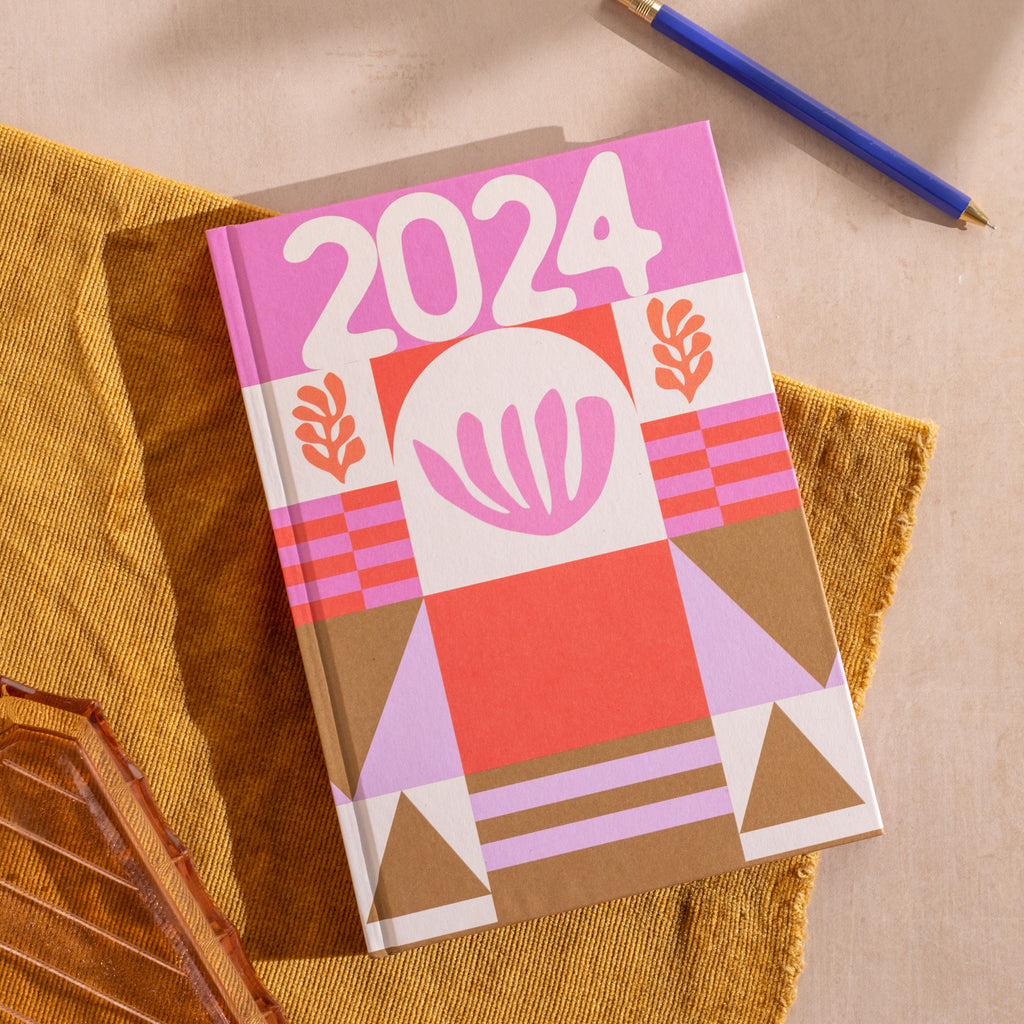 2024 Diary, A5 Hardcover Week to View