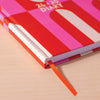 2024 - 2025 academic diary. Pink and Red Arches. Week to view. A5, hardcover journel. 100% recycled paper. Made in the UK.