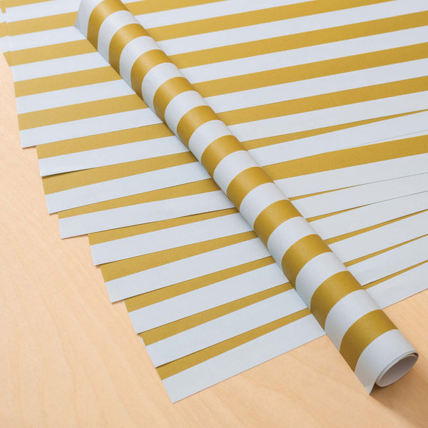 avocado stripe gift wrap. 5 pack. 10 pack. christmas wrapping paper. birthday wrapping paper. eco gift wrap. 100% recycled paper. made in the UK. gift paper. recycled wrapping. gift wrap.