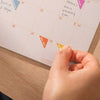 a5 sheet of corner planner stickers
