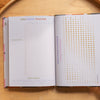 2024 diary. week to view. quilt pattern design. 100% recycled paper. made in the UK.