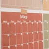 A3 prints undated wall calendar