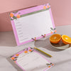 A4 meal planning pad and shopping list pad