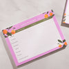 pretty meal planner pad design