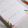 shopping list pad with categories